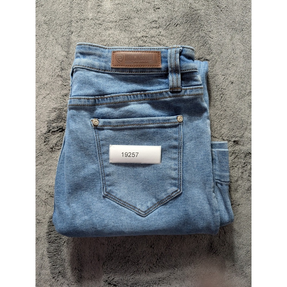 Rock & Roll Denim Button Fly Flare Jeans Women's Size 30 Medium Wash - Picture 13 of 13